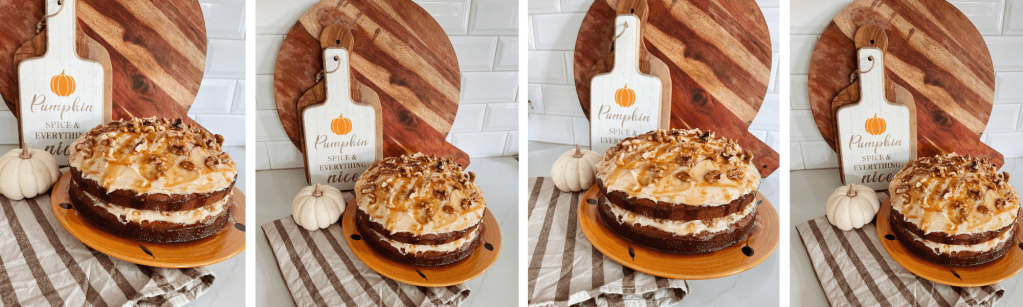 PUMPKIN WALNUT SALTED CARAMEL&nbsp;CAKE